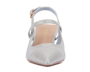 Grey wedge pumps best sale