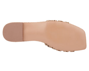 Women's Bronze Flat Sandal