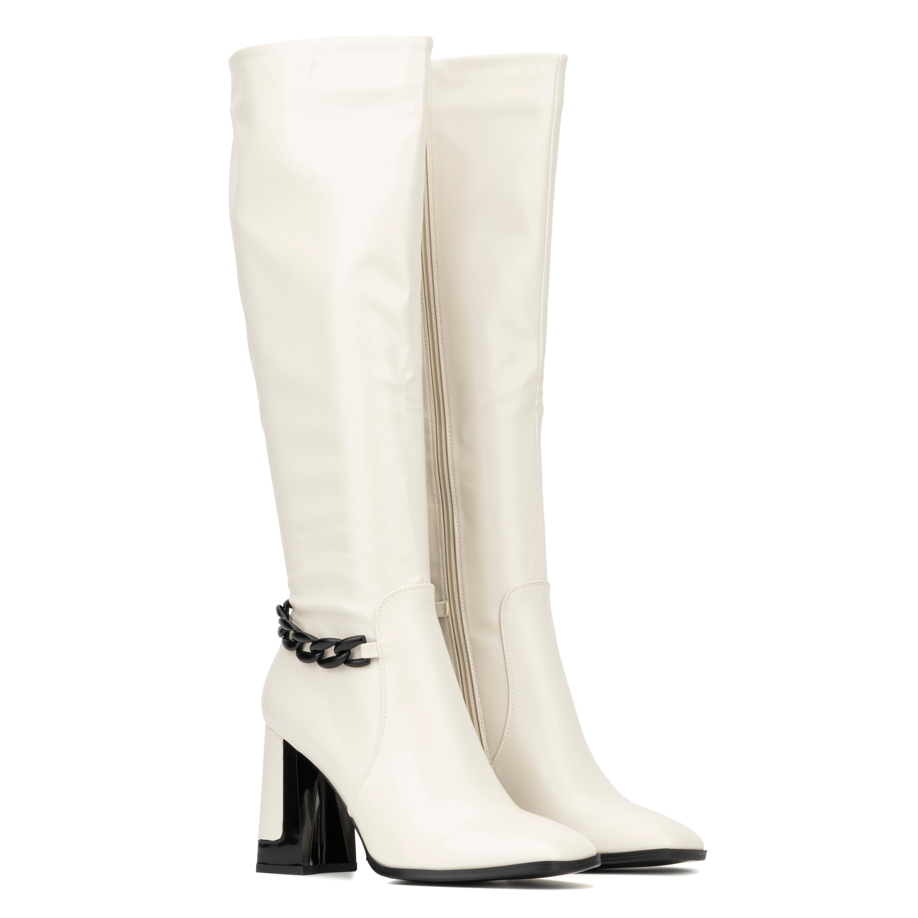 Off white tall boots hotsell